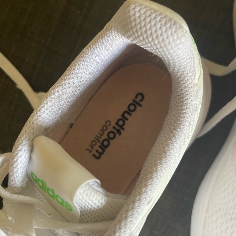 👟🌸Adidas Sneakers Running Training Sports Shoes White/Pink Gym - Picture 9 of 12